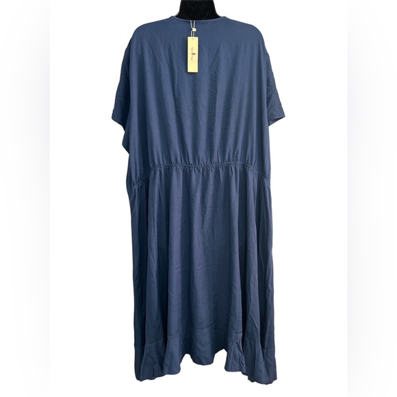 NWT Agnes Orinda Blue Dress Size 4X - Picture 4 of 6